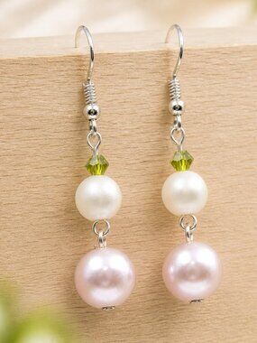 Pearl Drop Earrings | Handmade